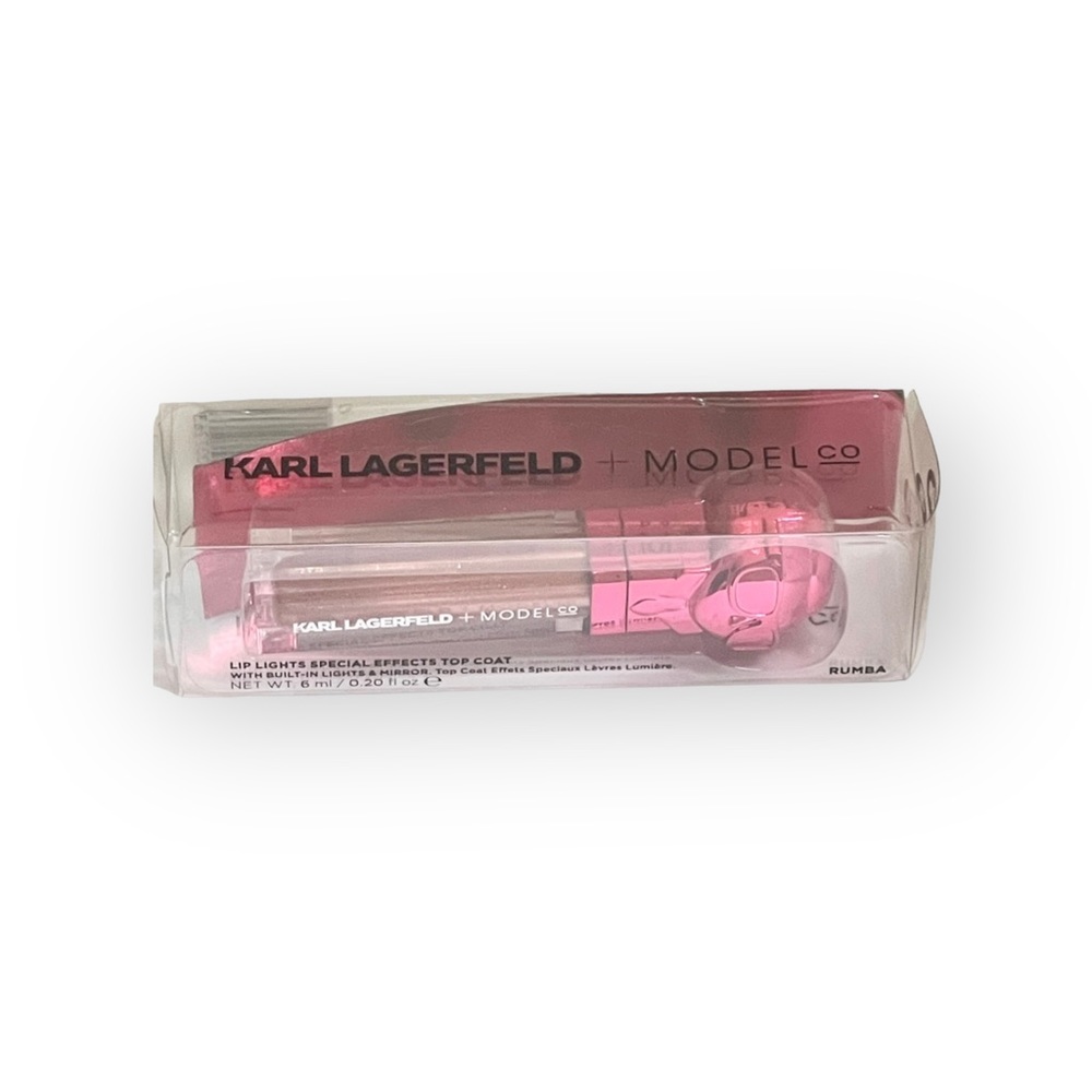 new Karl Lagerfeld x Modelco ᨎ Lip Lights Special FX Top Coat Gloss ᨎ Rhumba ᨎ - Picture 13 of 16